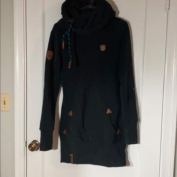 knee length sweatshirt